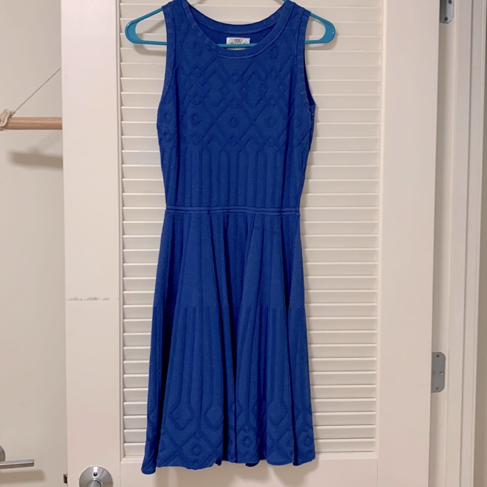 Milly blue knit dress